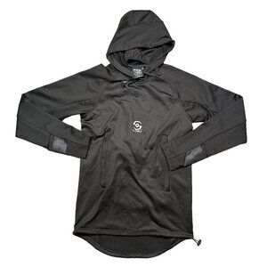 Loki Tech Mitten All Black Hoodie Size X-Small - Gorpcore / Mountains / Skiing